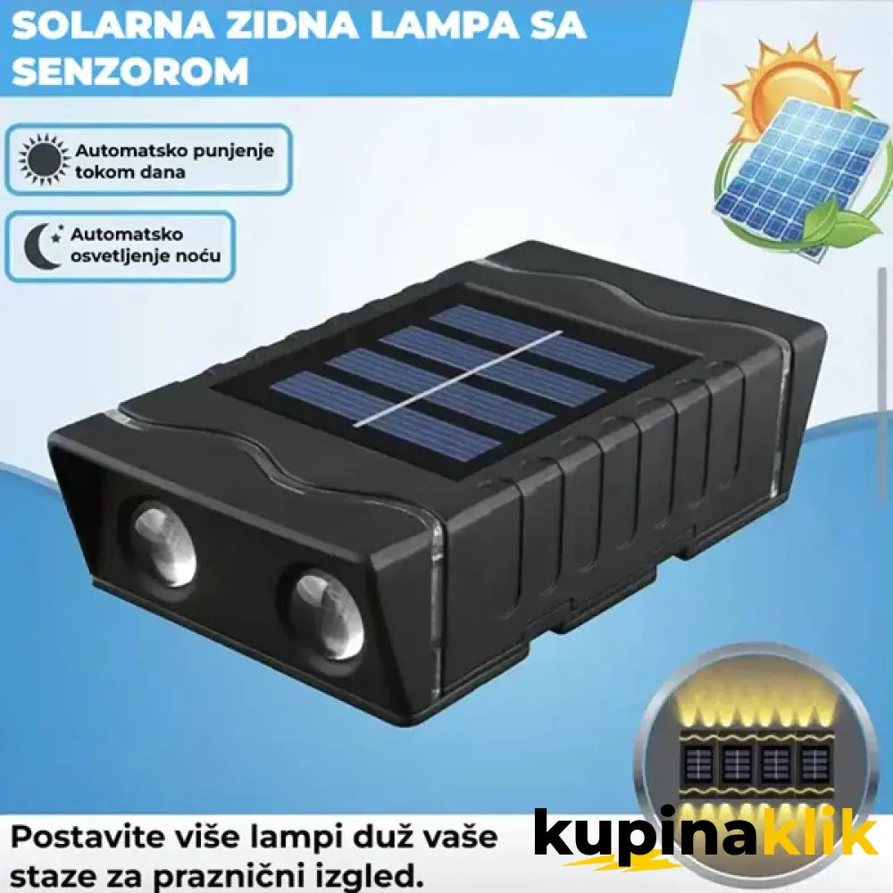 Solarne zidne lampe - 4 komada