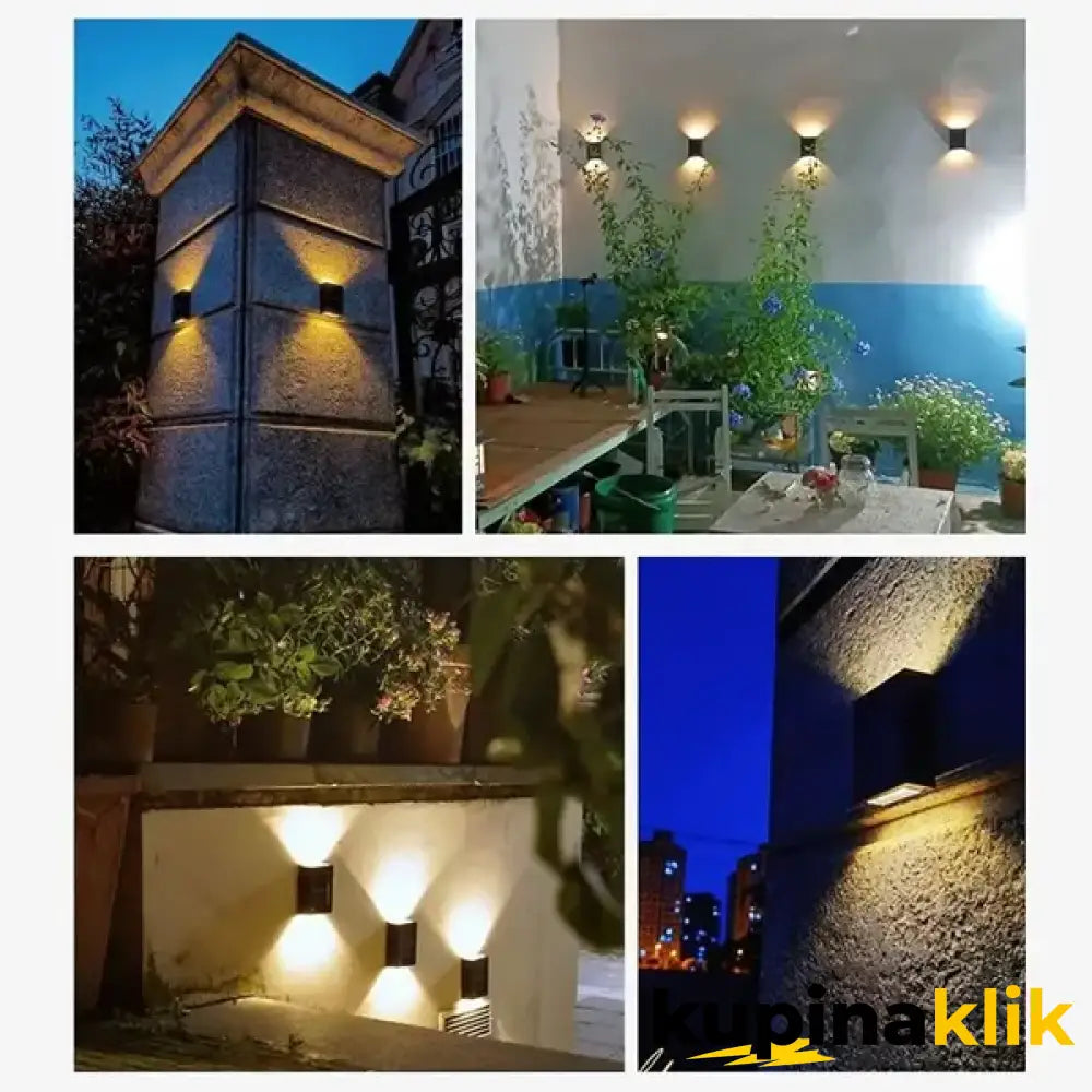 Solarne zidne lampe - 4 komada