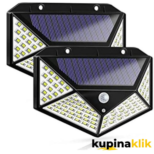 Solarni Reflektor 100 Led dioda (1 + 1 Gratis)