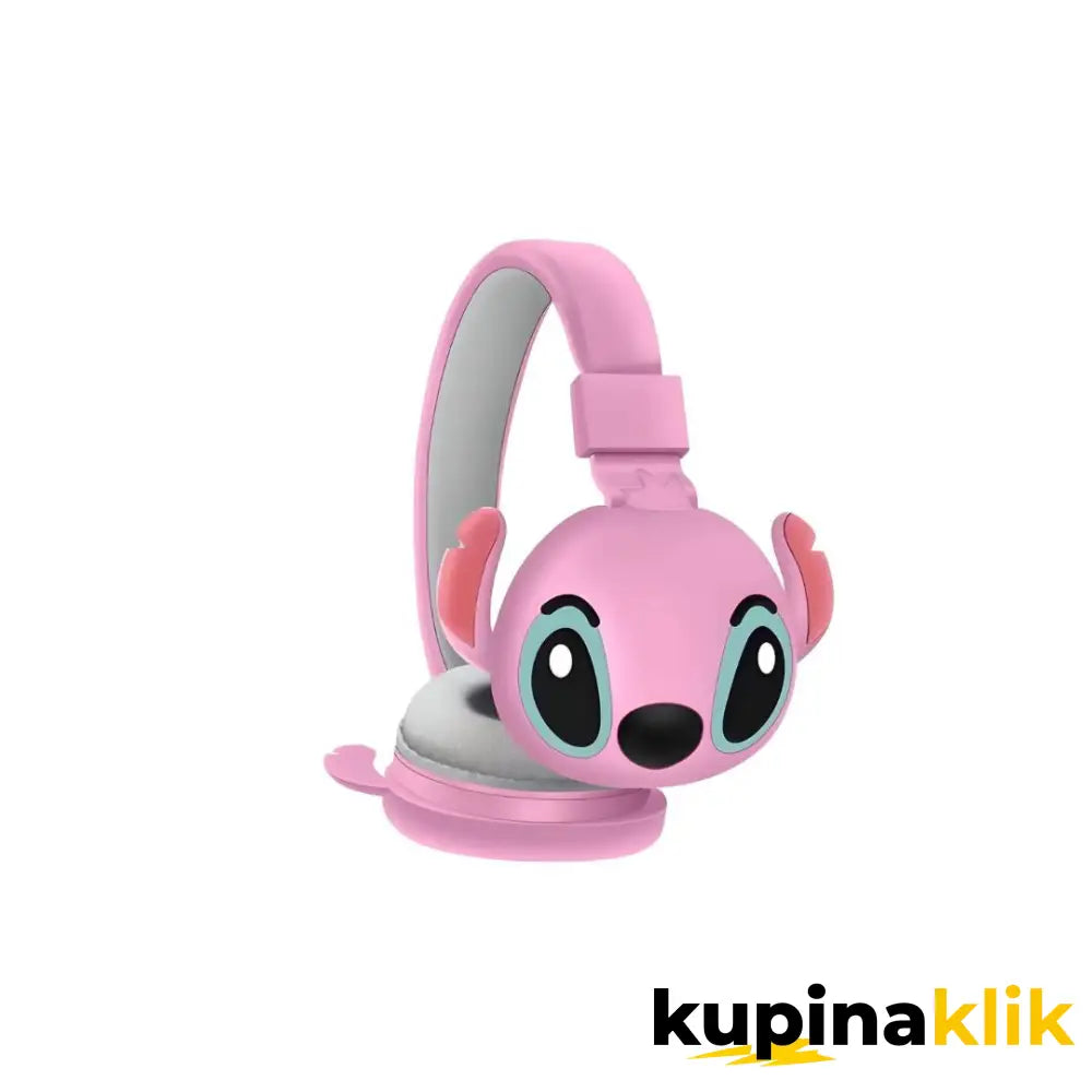 STITCH Bežične Bluetooth Slušalice ROZE toys