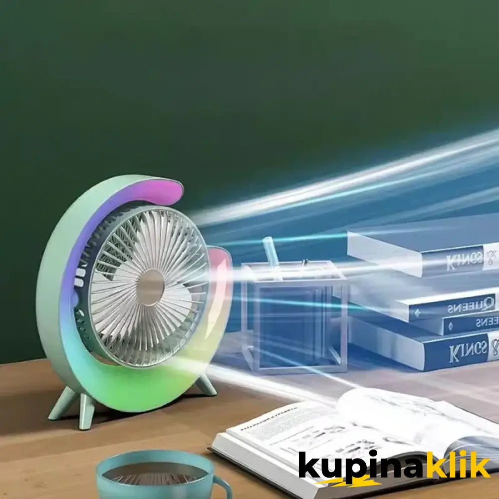 Stoni ventilator sa RGB osvetljenjem