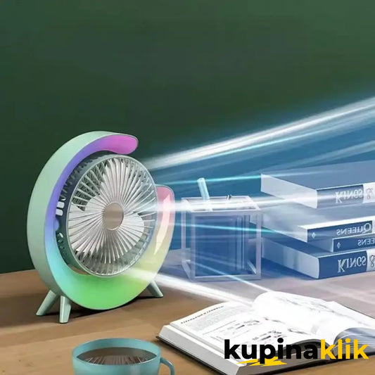 Stoni ventilator sa RGB osvetljenjem