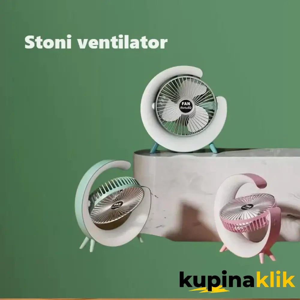 Stoni ventilator sa RGB osvetljenjem
