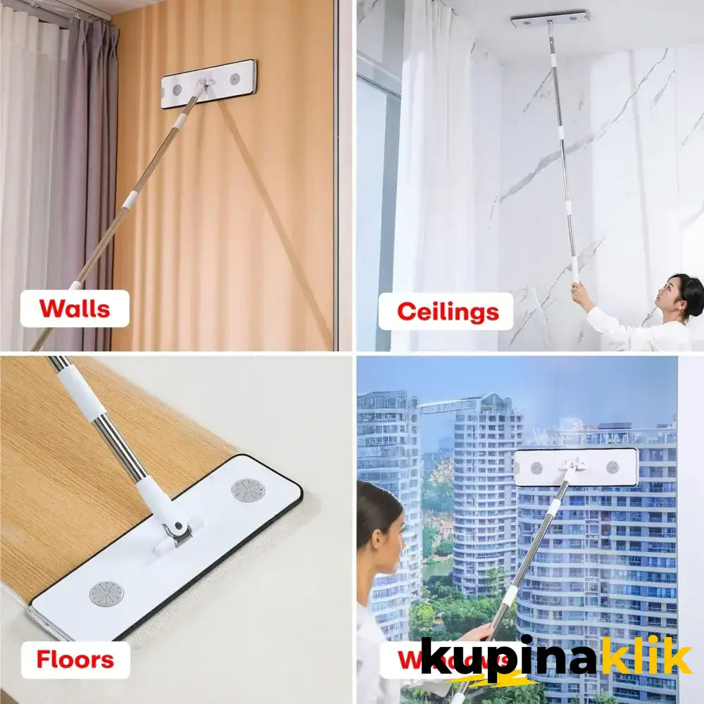 Super Mop za Čišćenje sa Kantom + 2 Krpe