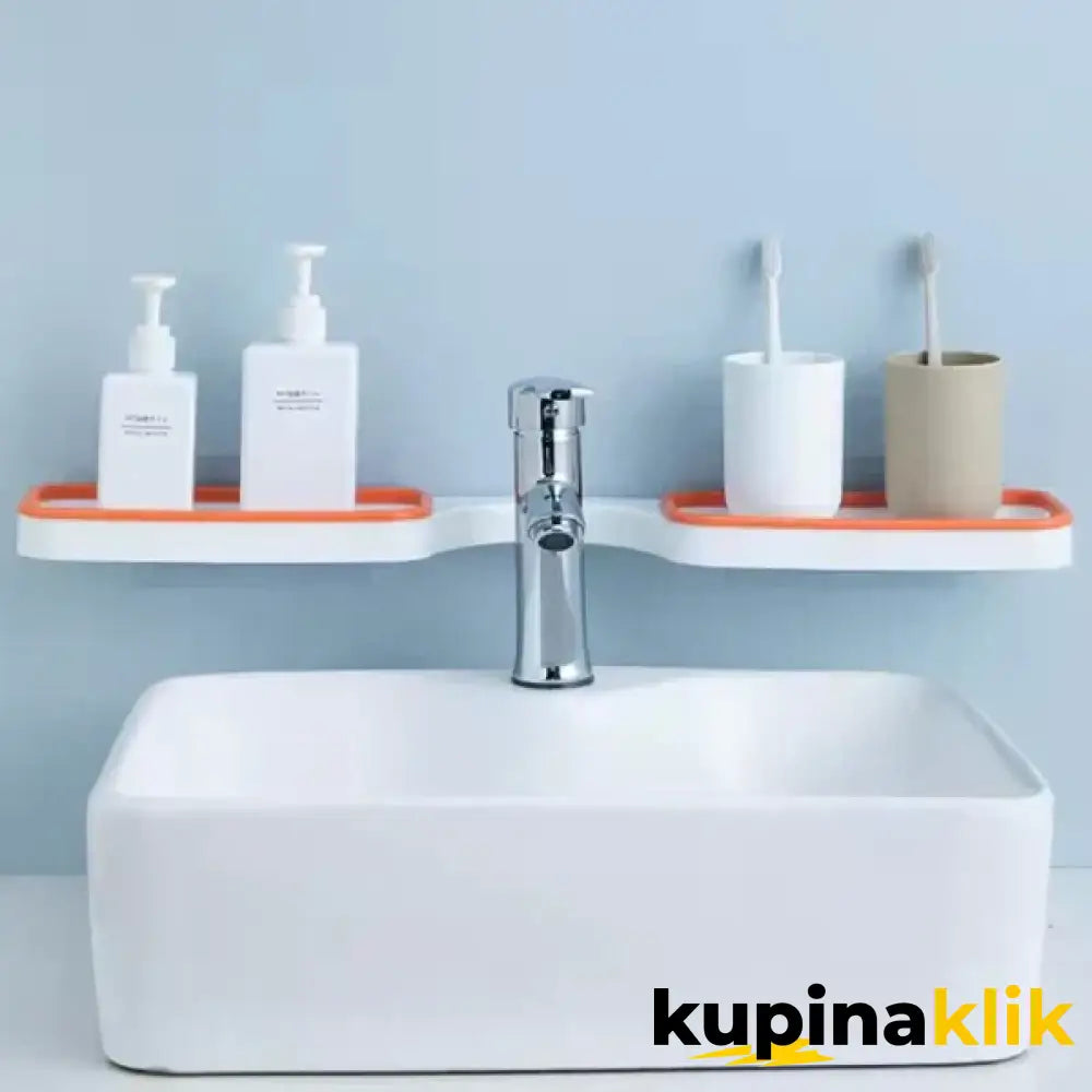 Superupijajuća prostirka turbo tuš i polica za kupatilo PAPAJA COMBO