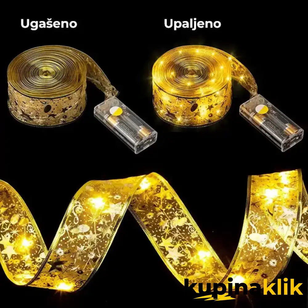 Svetleća novogodišnja traka 10 metara