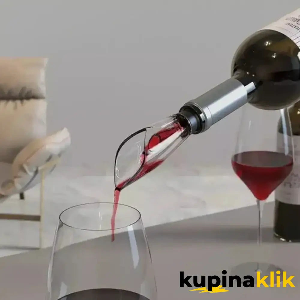 Svetleća zastakljena ruža + Električni otvarač za vino PAPAJA ROMANTIC COMBO