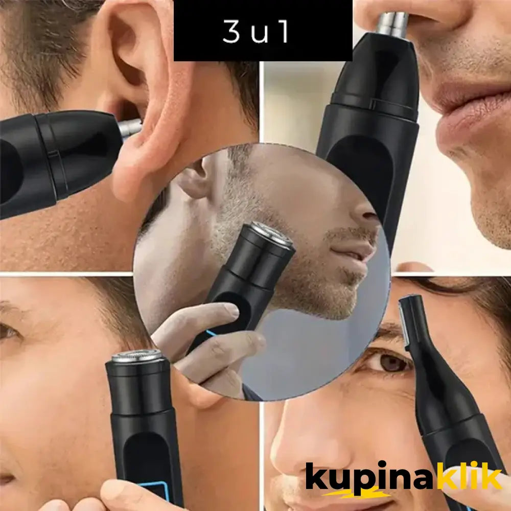 Trimer 3u1 za bradu nos i obrve