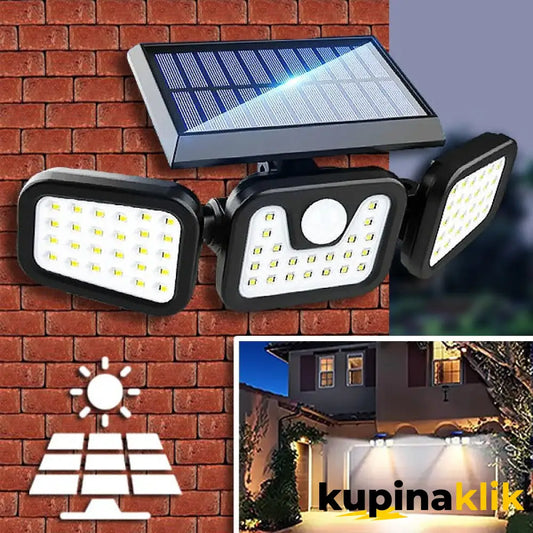 Trostrana Solarna LED Svetiljka