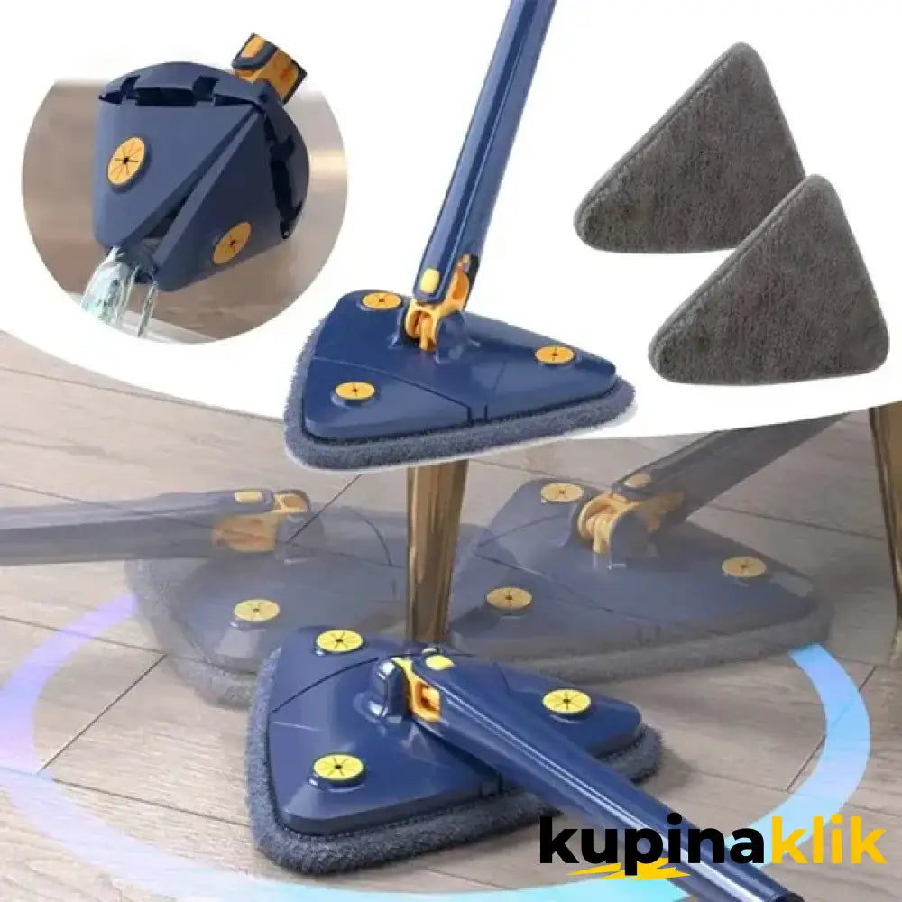 Trouglasti mop za čisćenje podova - Rotirajući mop