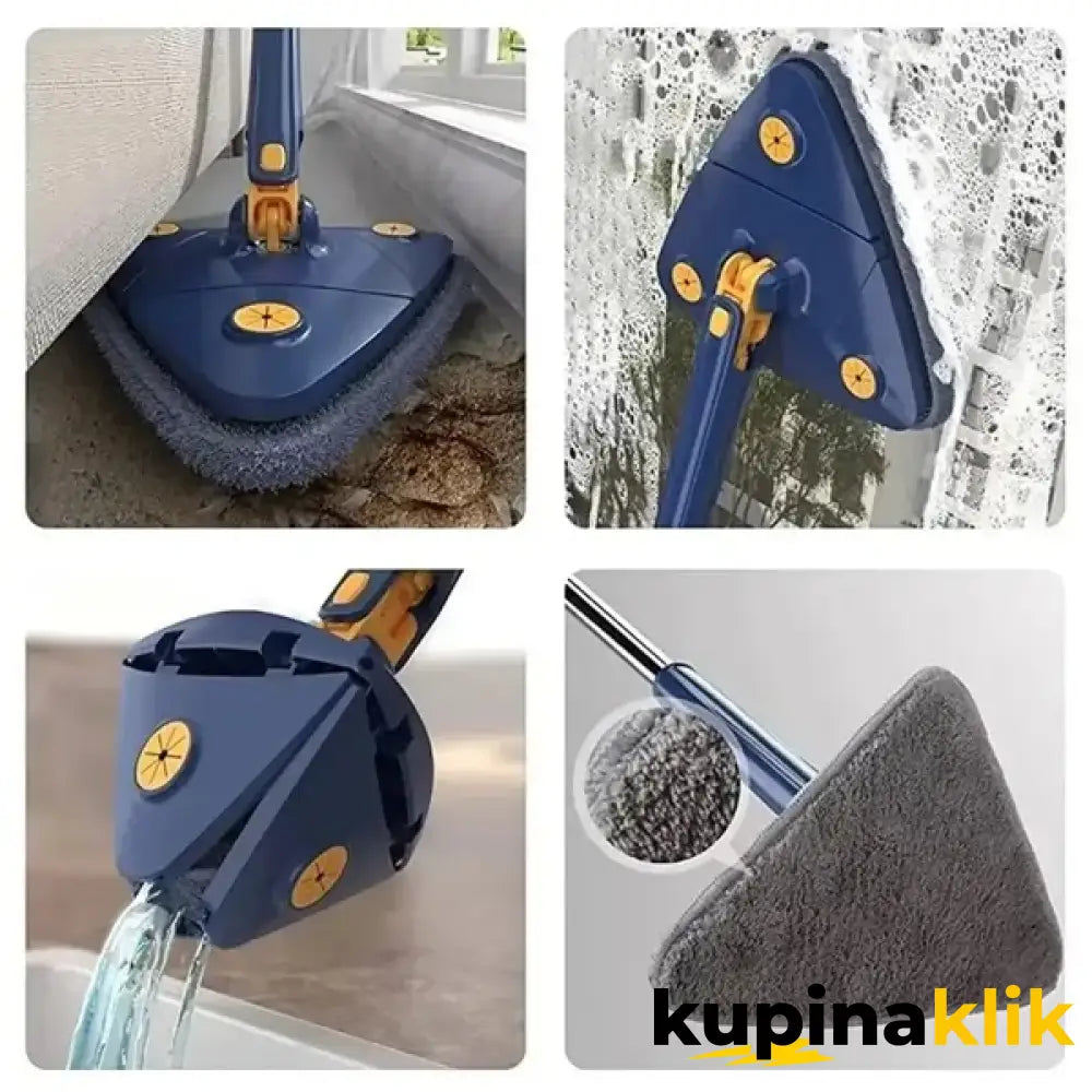 Trouglasti mop za čisćenje podova - Rotirajući mop