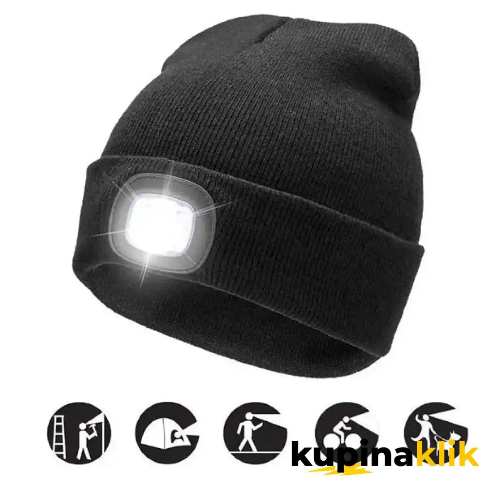 Unisex kapa sa baterijom