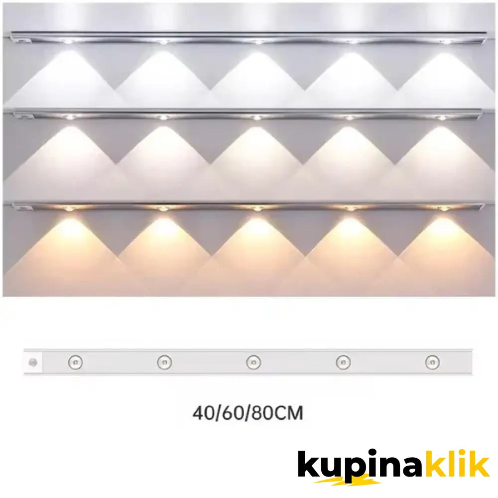 USB LED Lampa sa senzorom pokreta na baterije
