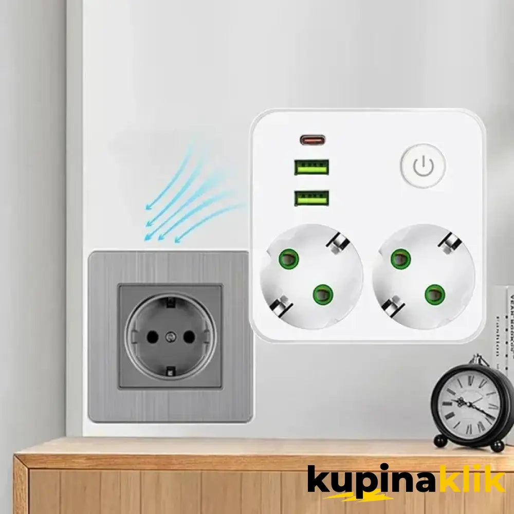 Utičnica USB Type-C port 2500w - lopov razdelnik