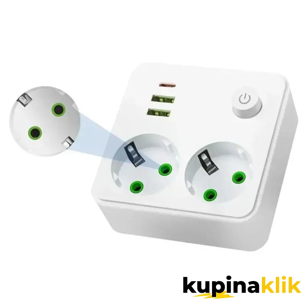 Utičnica USB Type-C port 2500w - lopov razdelnik