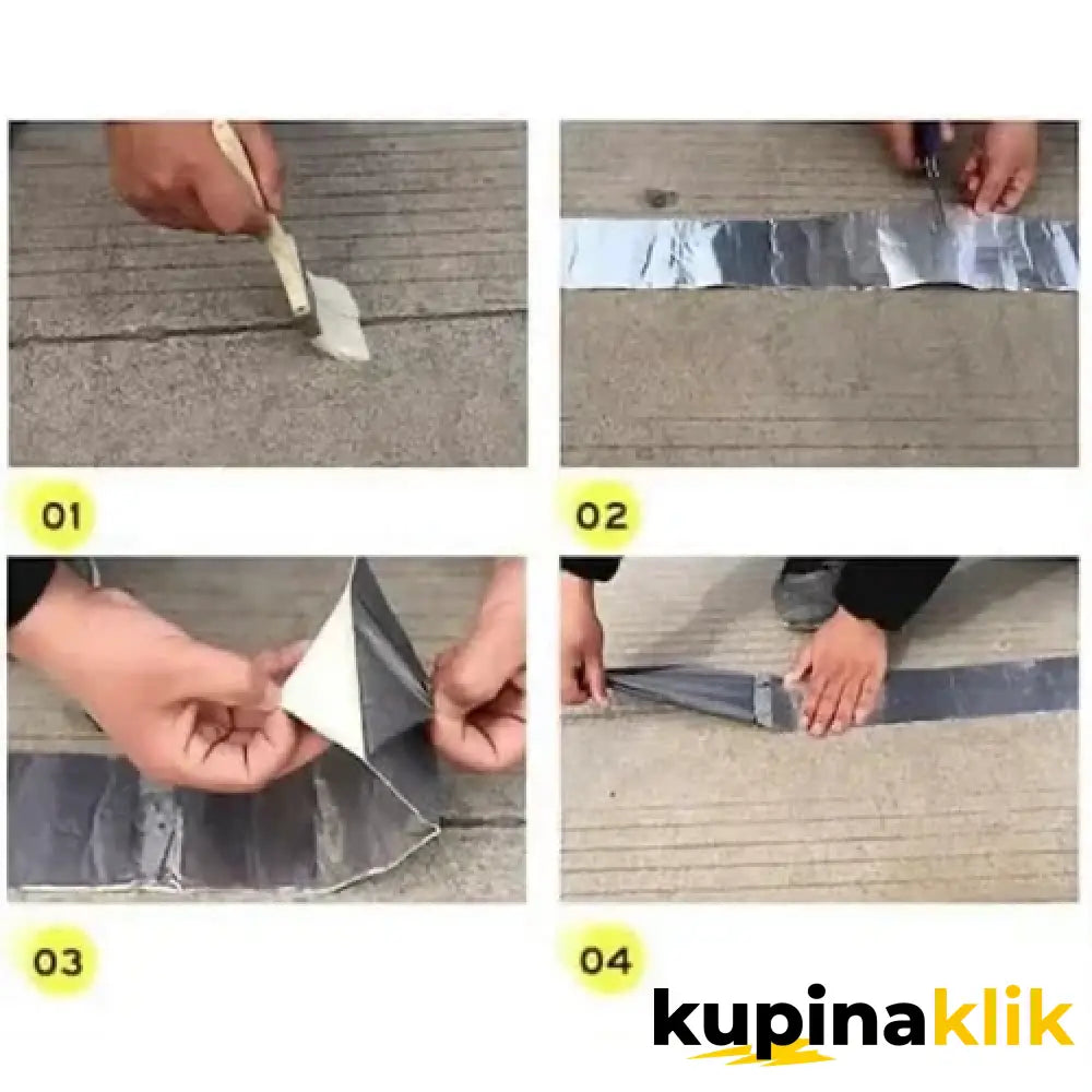 Vodootporna aluminiumska traka POLYMER BUTYL