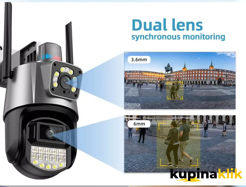 WiFi Kamera za video nadzor 6MP 4K